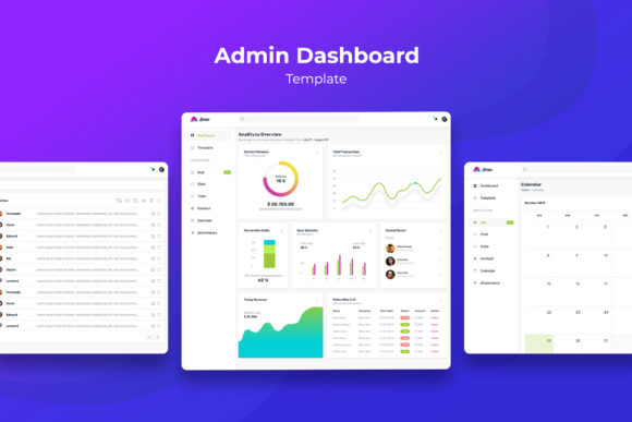 Admin Dashboard – E-Commerce Charts: A Versatile Tool for Web Application Management