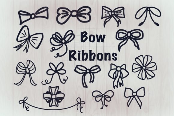 Bow Ribbons Clipart for Creative Projects