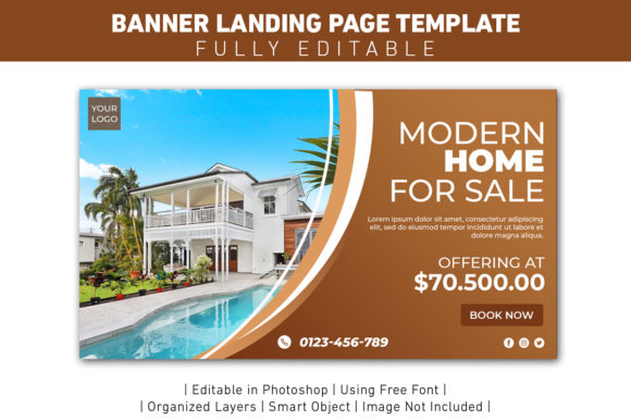 Landing Page Real Estate Template for Effective Online Promotion