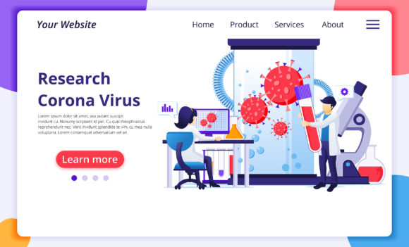 Research Lab Coronavirus Landing Page