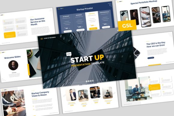 Start Up Google Slides Template: A Versatile Tool for Business Presentations